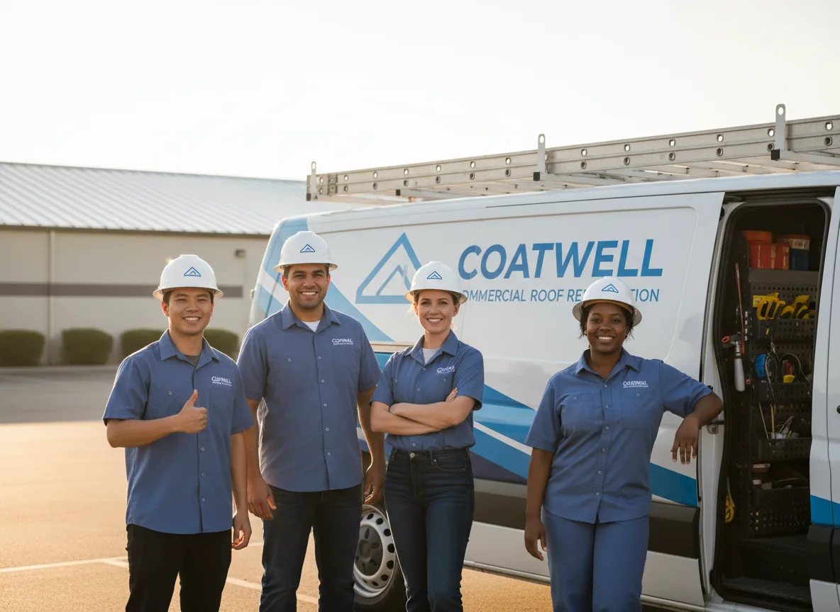 Commercial roof coating company in Melcher Dallas, IA